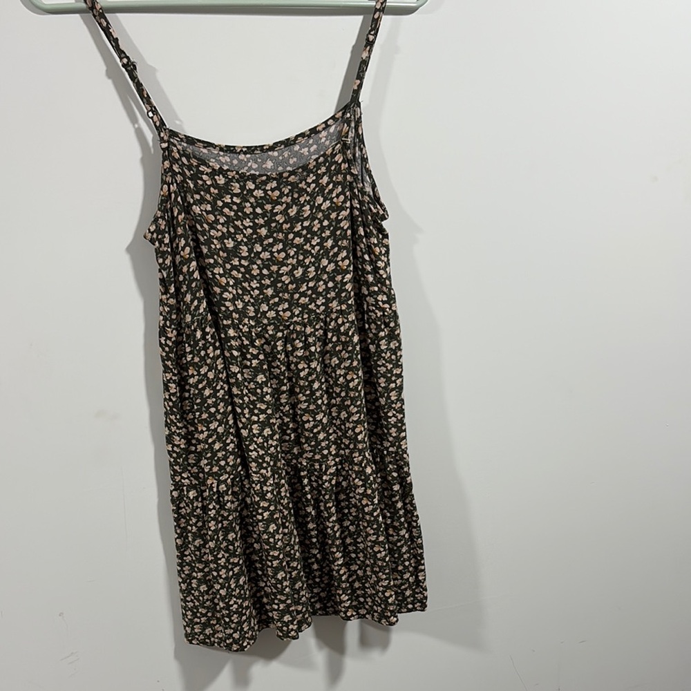 American Eagle Outfitters Floral Dress - Black and Cream